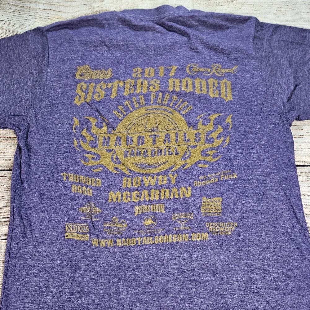 Vintage 2017 Sisters Rodeo Short Sleeve Tee - Purple